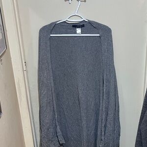 Denim 24/7 Charcoal Drape Cardigan